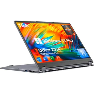 Ordenador portátil 2 en 1 de 15,6 pulgadas, 16 GB de RAM DDR4