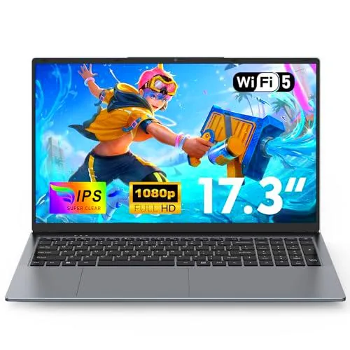 NAIKLULU 17.3 Pulgadas Laptop Processor N150 (1,2 a 3,6Ghz)