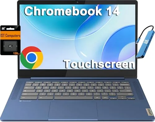 Lenovo Laptop Chromebook 14 (pantalla táctil FHD de 14 pulgadas