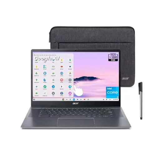 Acer Chromebook Plus 515, 15.6 pulgadas FHD (1920 x 1080) LCD Touch Display Laptop