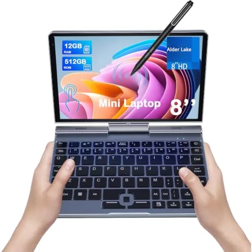 KOOSMILE Mini portátil, portátil pequeño Win11 Pro de 8 pulgadas de KOOSMILE en Ordenador personal