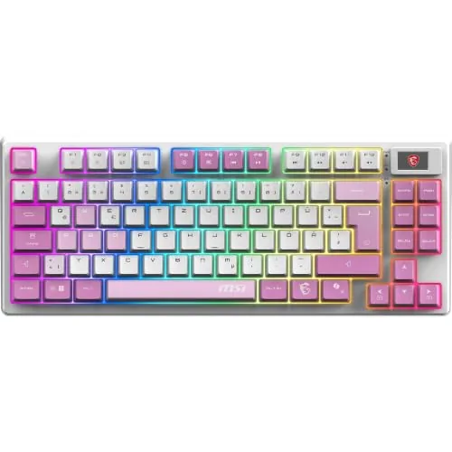 MSI Forge GK600 TKL W Violet DE