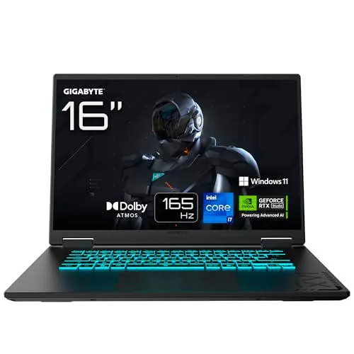Gigabyte Gaming A16 CWH Portátil - 16,0“, 165Hz WQXGA de Gigabyte Technology