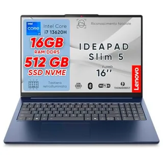 Lenovo Ideapad Slim5 PC portátil, Notebook i7 13620H