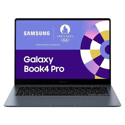 PC Portable Samsung -Galaxy Book 4 Pro -14 AMOLED Tactile -Core Ultra 5-125H -RAM 16Go -512Go SSD -Intel Arc Graphics -Windows 1 de SAMSUNG