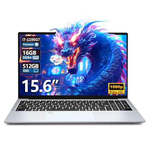 Zonatrix 15.6" Ordenador Portátil Core i7-1195G7, Windows 11 PC Portátil 16GB RAM 512GB SSD