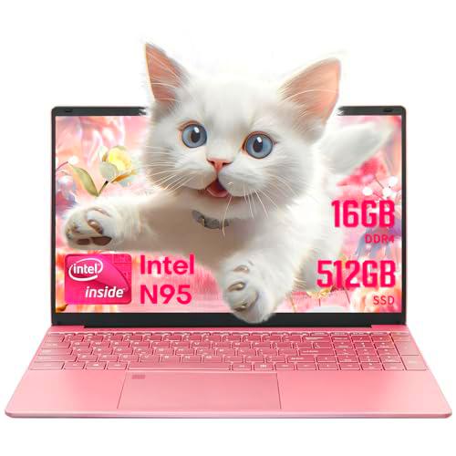 LONGEVINCE Ordenador portátil ultrafino de 15,6 pulgadas