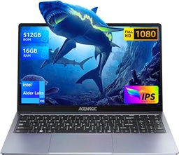 ACEMAGIC Ordenador portátil Gaming 16,1 pulgadas 16 GB DDR4 512 GB SSD
