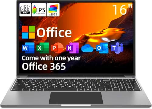 jumper Ordenador portátil de 16 pulgadas, carcasa de metal