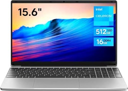 jumper Portátil de 15,6 pulgadas 16 GB DDR4 RAM 512 GB SSD