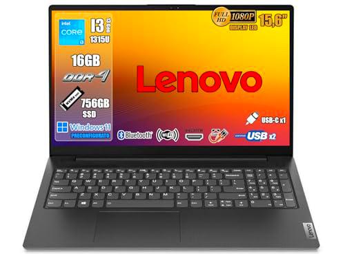 Lenovo Ordenador portátil Intel Core i3 1315U 13 a Gen