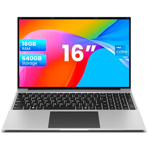 jumper Ordenador portátil de 16 pulgadas, 16 GB de RAM