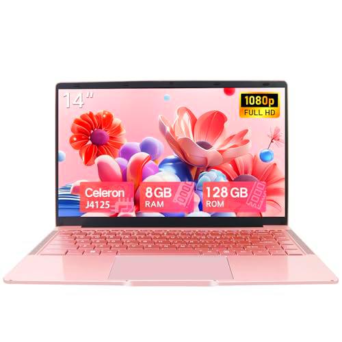 MOREPC Portátil de 14 Pulgadas, Ultrabook con 8 GB DDR4