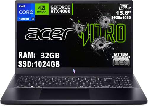 acer Nitro V 15 Notebook Gaming, procesador Intel Core i9-13900H