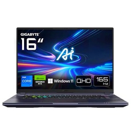 Gigabyte Laptop AORUS 16X 2024 ASG-53ESC64SH 16" 32 GB RAM 1 TB SSD Nvidia Geforce RTX 4070