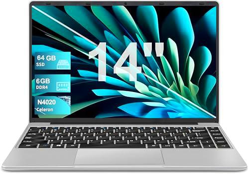 NOTODD Ordenador Portátil Win 11 6GB RAM 128GB SSD