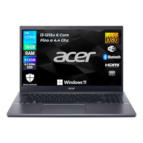acer Extensa 15, PC portátil Intel i3-1215u 6 Core 3.3 GHz