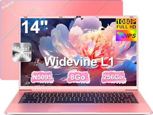 Ruzava Ordenador portátil, 8 GB RAM 256 GB SSD Support 1TB Expand