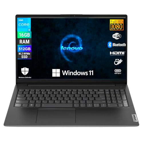 Lenovo, Ordenador portátil, pantalla Full HD de 15,6 pulgadas