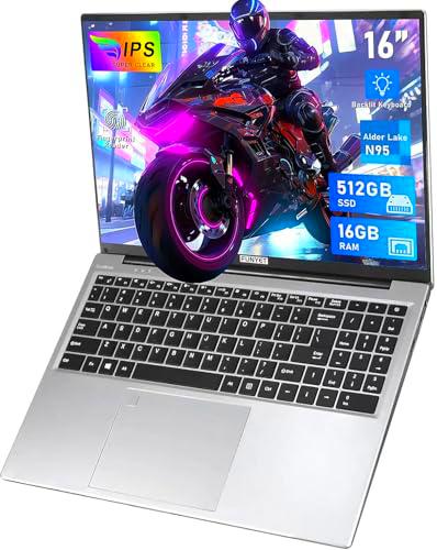 FUNYET Ordenador Portátil 16 Pulgadas, 16 GB de RAM
