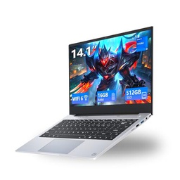 rumlawn 14.1 Inch Ordenador Portátil Core I3-1115G4 Processor 16GB RAM 512GB SSD