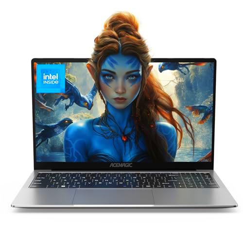 ACEMAGIC Ordenador portátil de 15,6 pulgadas FHD con carcasa metálica