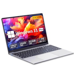 Moacreto Laptop 15.6inch Celeron N Processor Laptop (16GB RAM+512GB ROM)