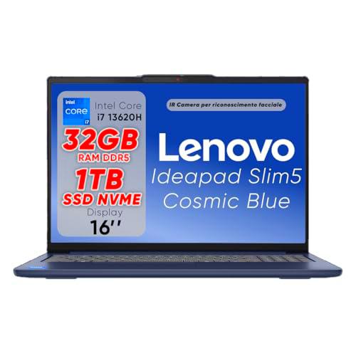 Lenovo Ideapad Slim5 PC portátil, Notebook i7 13620H