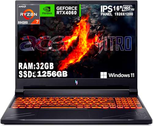 acer Nitro V16 - Ordenador portátil Gaming Ryzen 7 8845HS