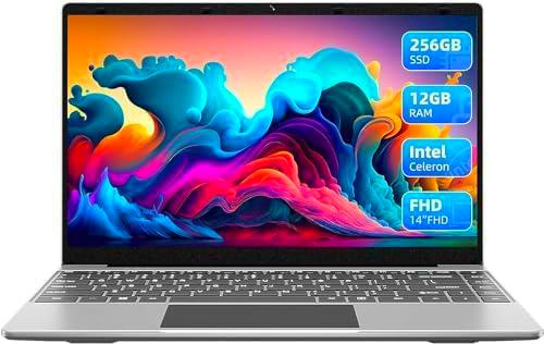 jumper Ordenador portátil de 14 pulgadas Full HD, 12 GB DDR4 256 GB SSD