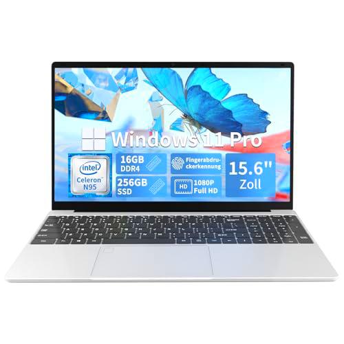IUGNG Ordenador portátil de 15,6 pulgadas, 16 GB DDR4 RAM