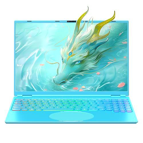 Fsjun Nuevo portátil verde de 16 pulgadas, Win11 y Office2024