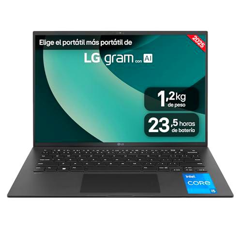 LG gram 16ZD90RU-G - Ordenador Portátil 16", Intel Core i5-1334U