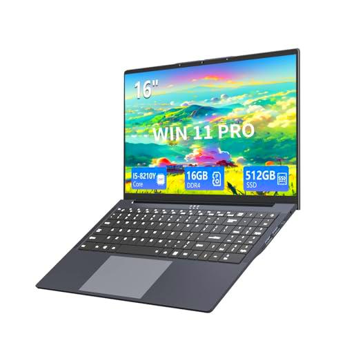 Ordenador Portátil 16 Pulgada con Core i5 Procesador Pc Portatil 16 GB RAM 512GB SSD