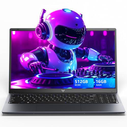 ACEMAGIC Ordenador Portátil,Nuevo Procesador In-Tel N97,16GB DDR4 512GB SSD Expansión 2TB,1920 * 1080,15,6 Pulgadas Portátil,WiFi5G/2.4G,BT5.0,Plegado de 180º Computadora Ordenador