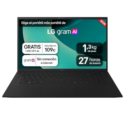 LG gram 15ZD80T-G.AX75B Portátil 15&quot;, FreeOS, AMD Ryzen AI 7