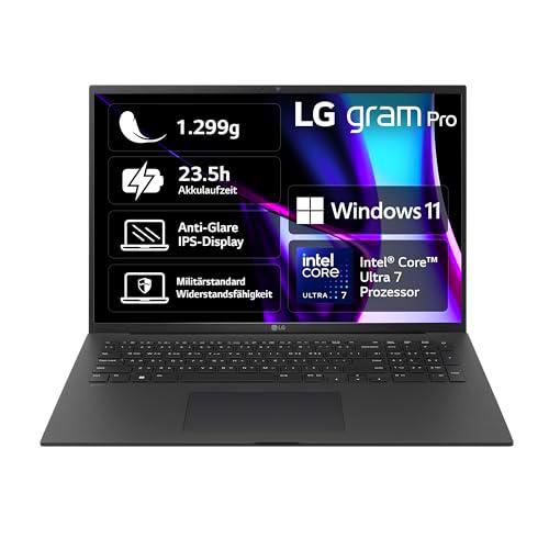 2024 LG Gram Pro - Ordenador portátil de 17 pulgadas (1299 g Intel Core Ultra7 (16 GB de RAM