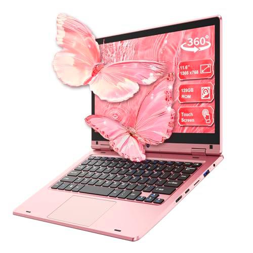 Ordenador portátil táctil plegable de 360º, portátil Celeron N4020