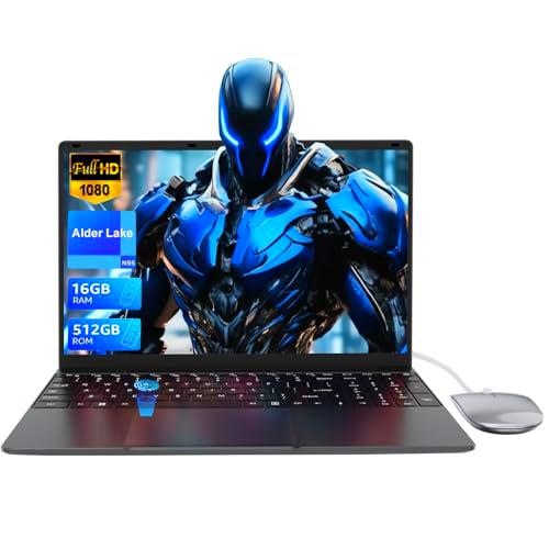 PINSTONE PC Portátil 15.6 Pulgadas - Quad Core N95 Procesador