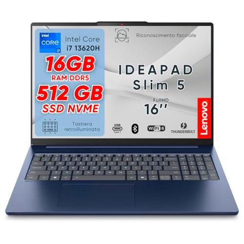 Lenovo Ideapad Slim5 PC portátil, Notebook i7 13620H