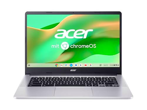 Acer Chromebook 314 (CB314-3HT-C0CQ) Ordenador portátil | Pantalla táctil FHD de 14" | Intel Celeron N4500 | 8GB de RAM | 128GB eMMC | Intel UHD Graphics | Google ChromeOS | Plata