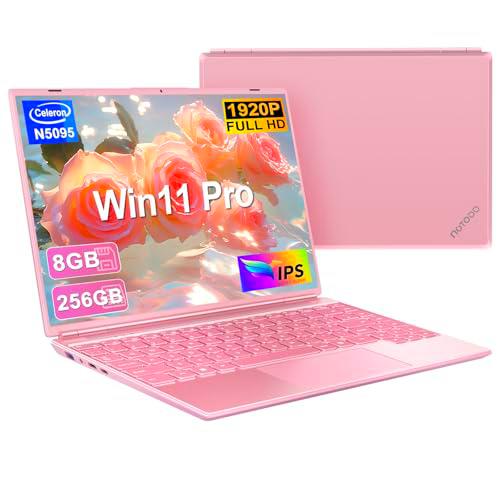 NOTODD 2025 Ordenador portátil de 14 pulgadas Win11 de 4 núcleos Celeron N5095 (hasta 2,9 GHz)