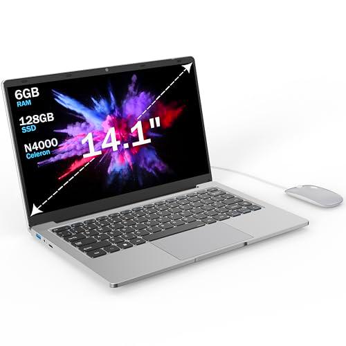 PINSTONE - Ordenador portátil de 14 pulgadas, procesador Celeron N4000