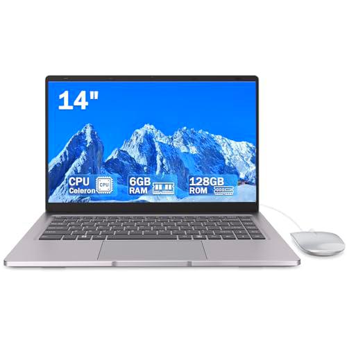 PINSTONE PC portátil de 14" - Celeron N4000, 6 GB RAM
