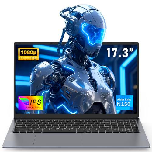 NAIKLULU 17.3 Pulgadas 2025 Ordenador Pc Portatil Computadora