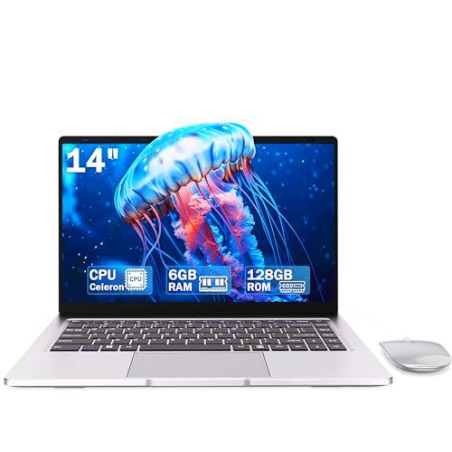 PINSTONE - Ordenador portátil de 14&quot; HD - Procesador de doble núcleo equilibrado