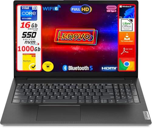 Lenovo Ordenador portátil V15 G4, CPU Intel i3 de 13Th Gen