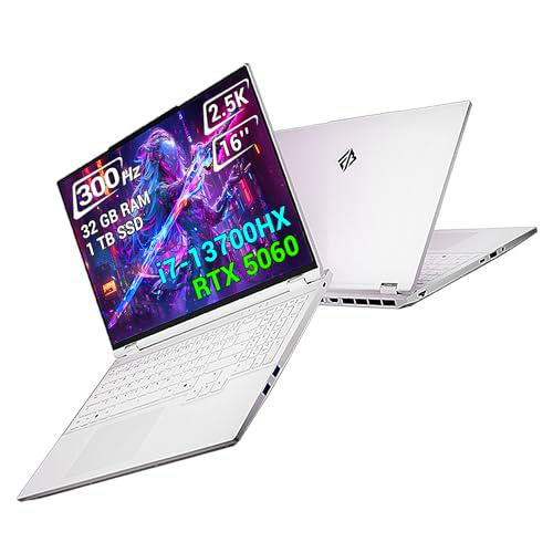 FIREBAT Portátil Ordenador Gaming, RTX 5060 GDDR7, i7-13700HX