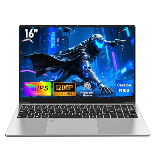 FUNYET Ordenador Portatil 16 Pulgadas,Win 11 Laptop 16 GB de RAM