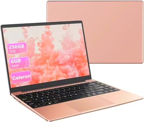Ordenador Portátil 14" 256GB SSD N4020(hasta 2.8Ghz) Win 11 PC 1920x1080 Mini Puerto Multimedi FHD Dual WiFi BT 4.2 Soporta 1TB SSD Expansión con Ratón Inalámbrico para Trabajo-Estudio-Aprendizaje-A